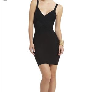BCBG lia crisscross bodice dress
